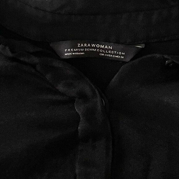 Zara woman collection black flow dress - Picture 5 of 6